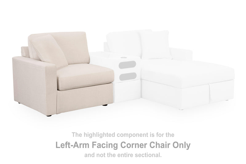 Modmax Balanced Sectional with Audio and Storage Consoles