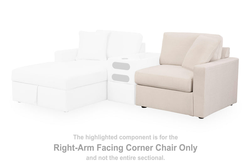 Modmax Balanced Sectional with Audio and Storage Consoles